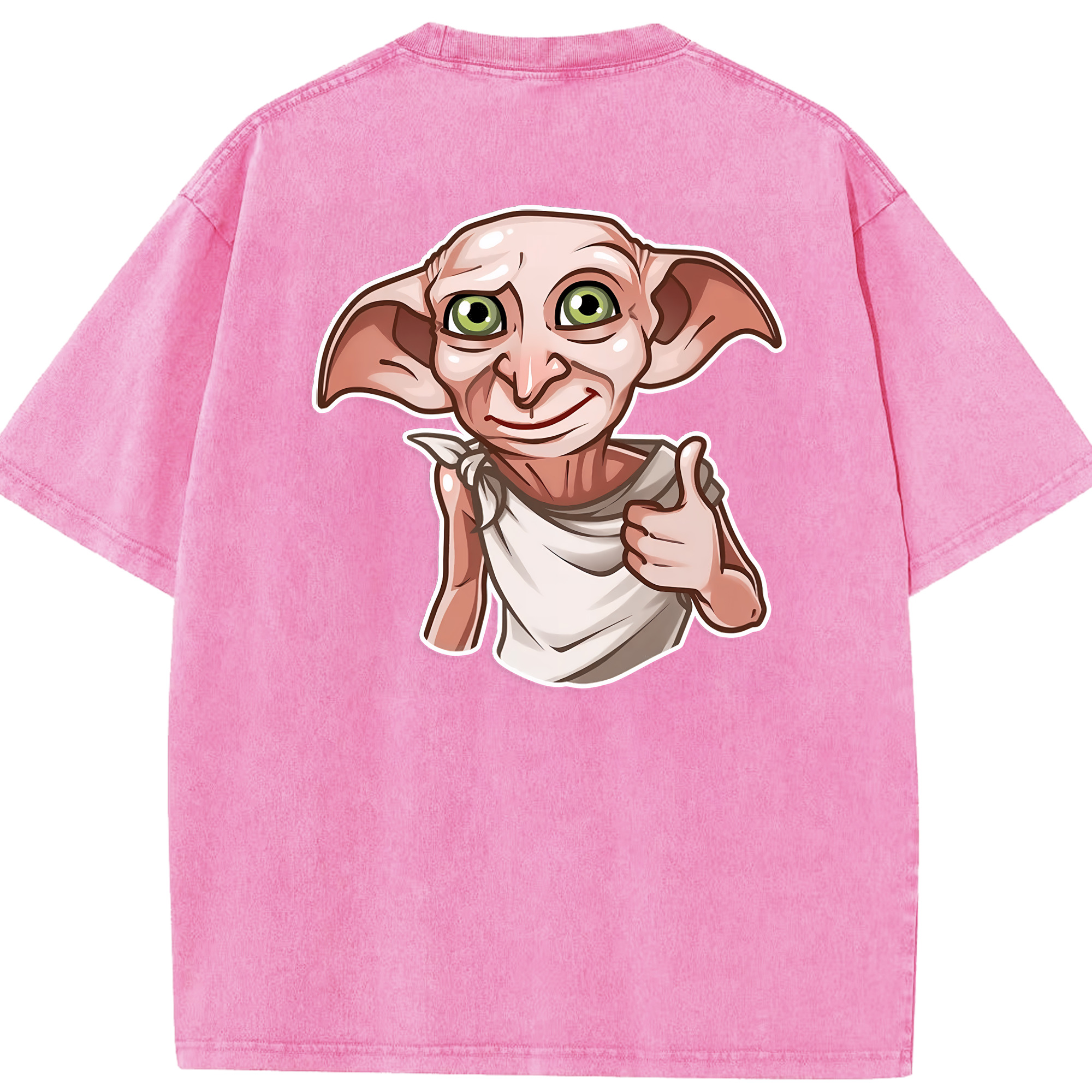 （画像用） Harry Potter ハリー・ポッターシリーズ 綿100% ヴィンテージ風 半袖Tシャツ（背面プリント）